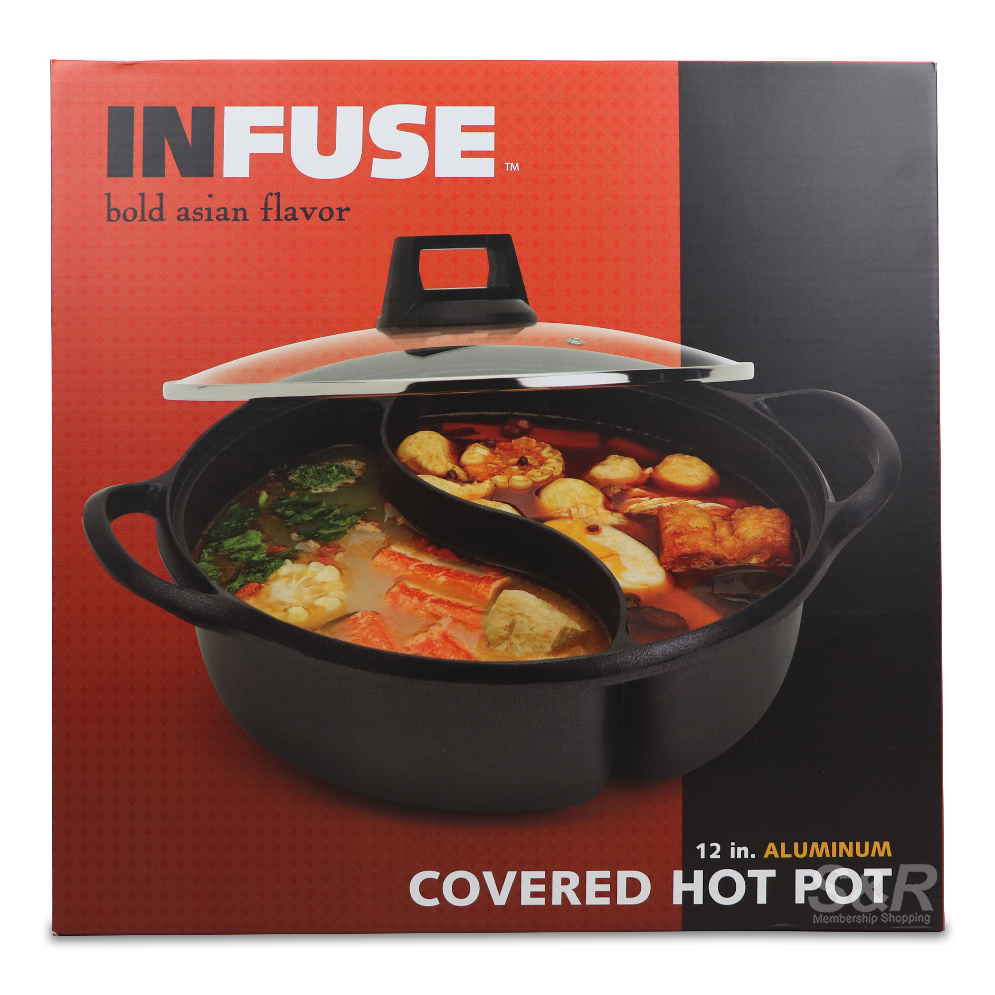 Infuse 12in Aluminum Covered Hot Pot
